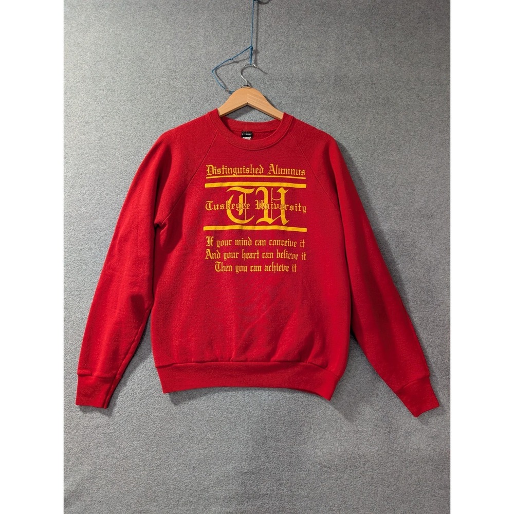 VTG 90s Tuskegee University‎ Distinguished Alumnus USA Made Sweatshirt Large